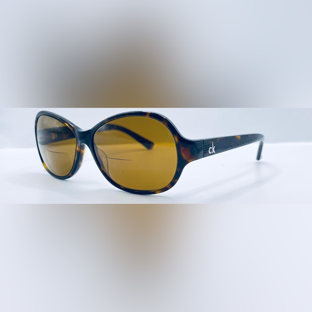 Calvin Klein CK4140S Tortoise Oval Sunglasses Frames Only - Picture 2 of 8